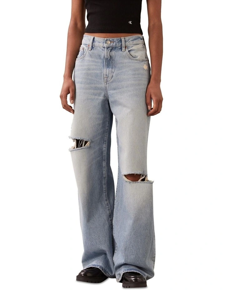 The Wide Leg Jeans in Light Mayfield image 4