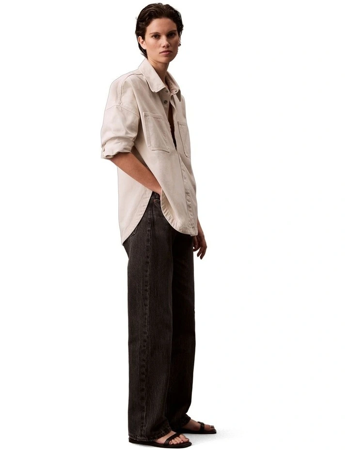 Signature 90's Straight Jean in Black image 5