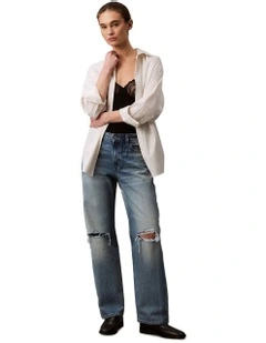 Signature 90's Straight Jeans in Blue
