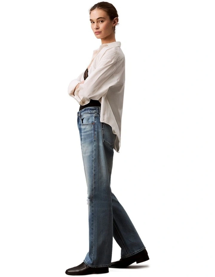 Signature 90's Straight Jeans in Blue image 3