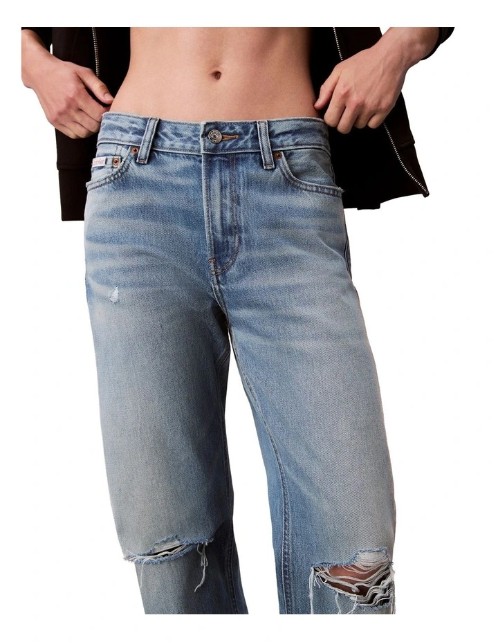 Signature 90's Straight Jeans in Gold Dust image 4