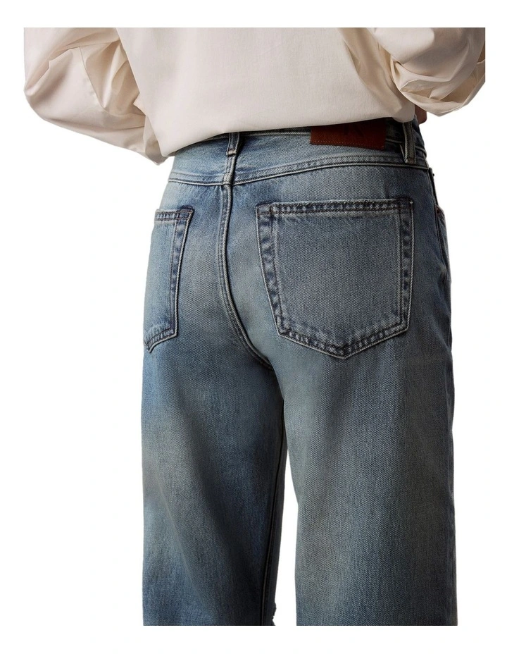Signature 90's Straight Jeans in Blue image 4
