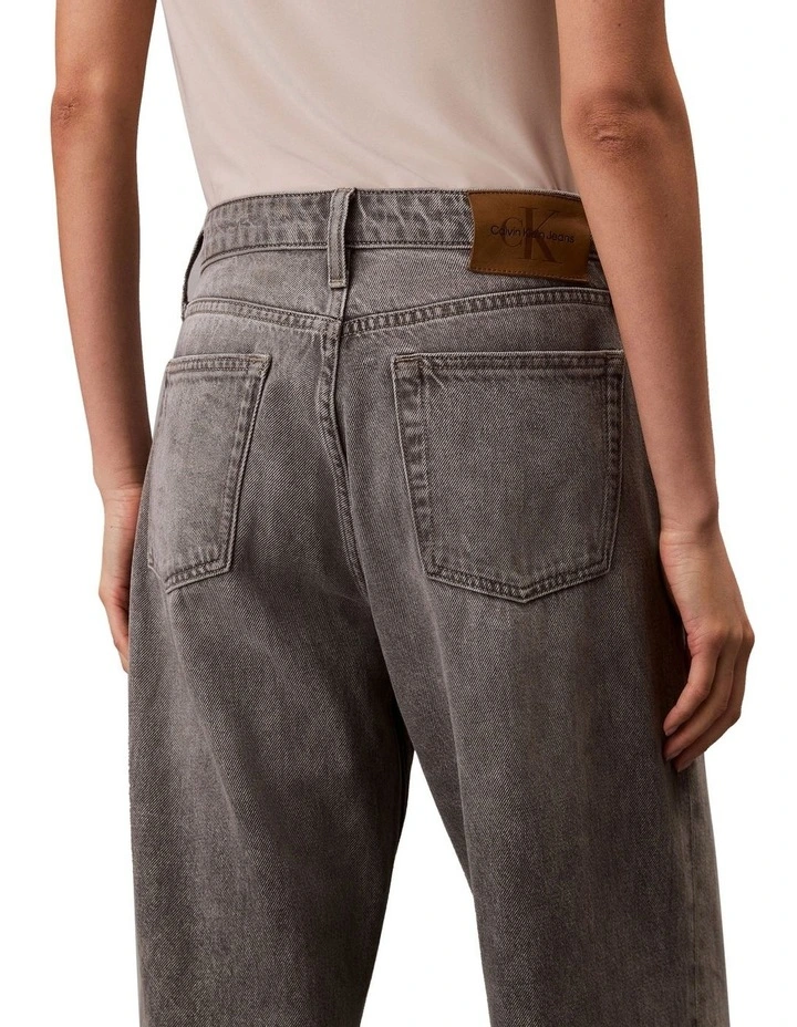 Low Rise Baggy Jeans in Grey image 5