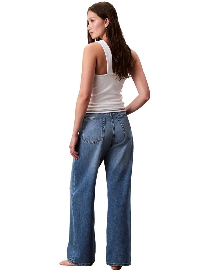 Low Rise Baggy Pant in Blue Stargaze image 2