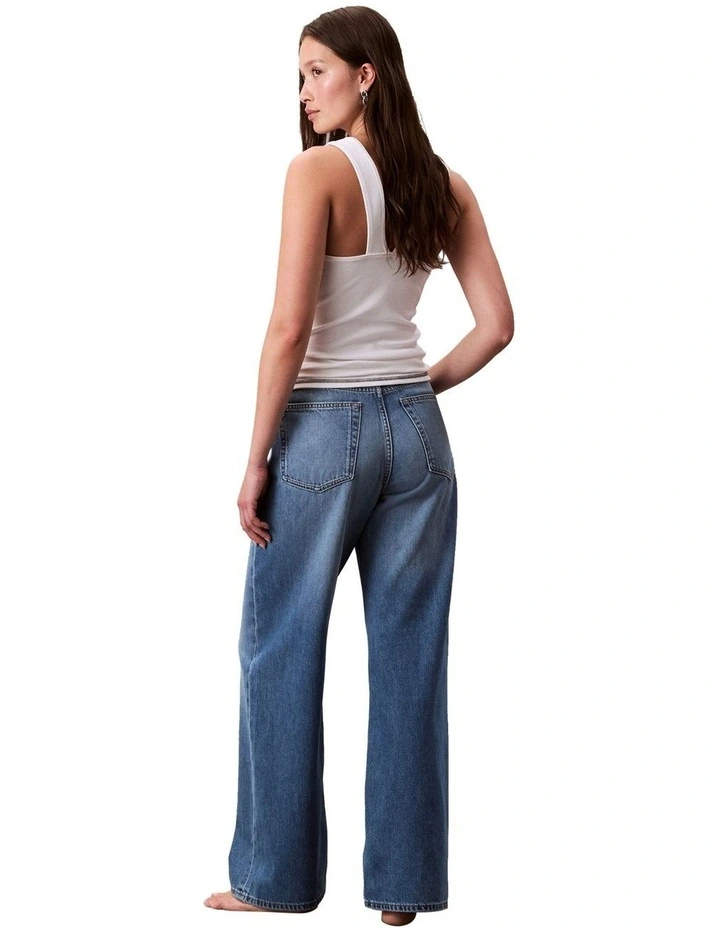 Low Rise Baggy Pant in Blue Stargaze image 2