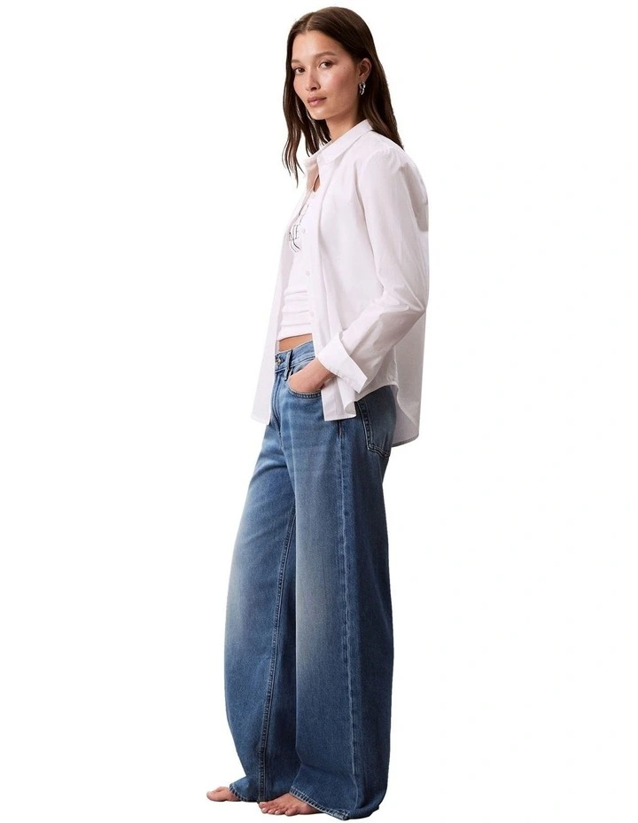 Low Rise Baggy Pant in Blue Stargaze image 3