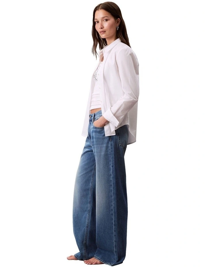 Low Rise Baggy Pant in Blue Stargaze image 3