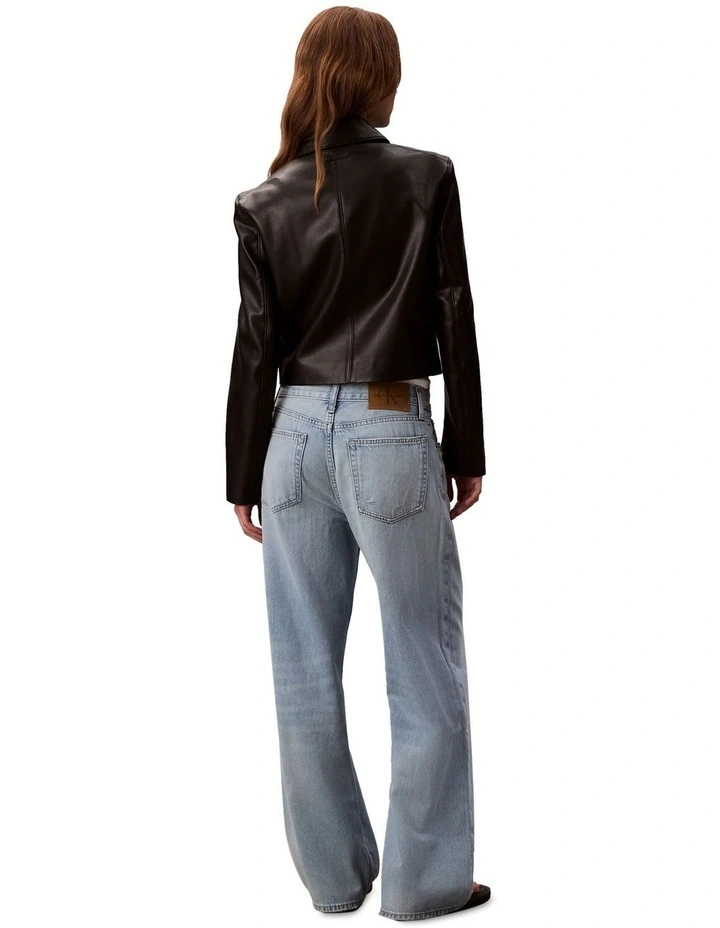 Low Rise Baggy Jeans in Blue image 2