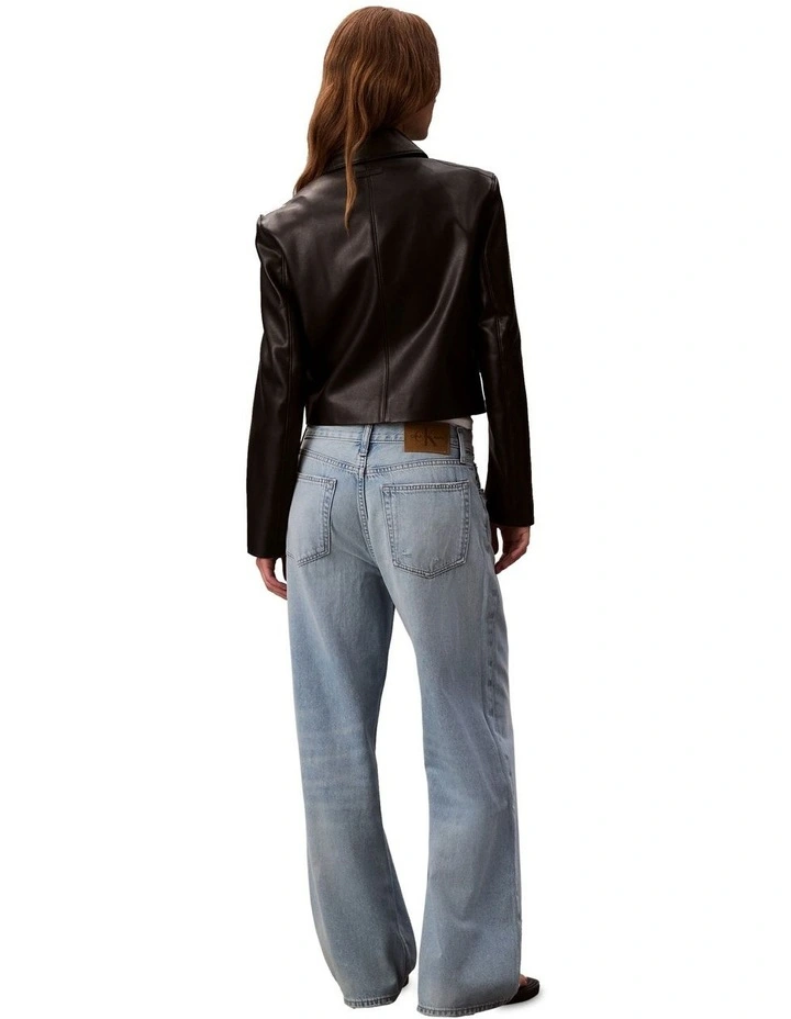 Low Rise Baggy Jeans in Blue image 2