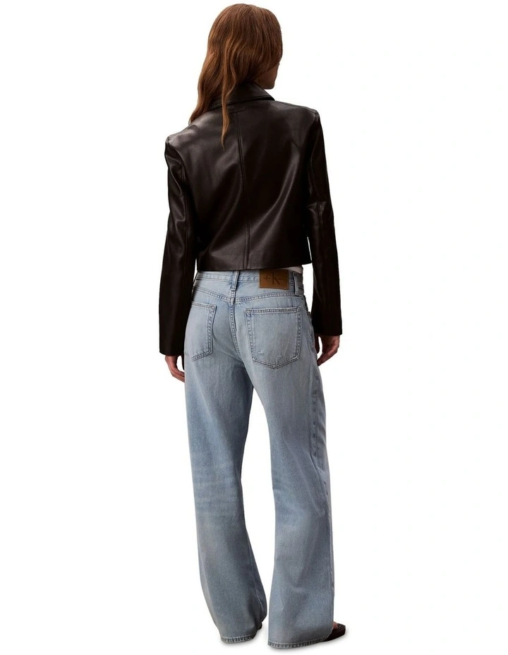 Low Rise Baggy Jeans in Blue image 2