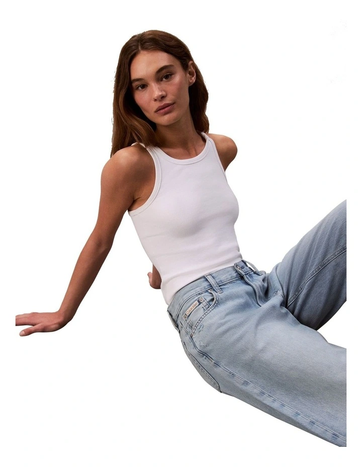 Low Rise Baggy Jeans in Blue image 6