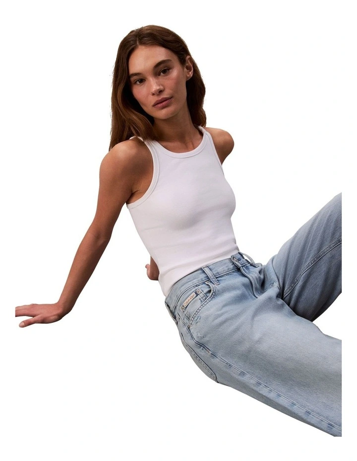 Low Rise Baggy Jeans in Blue image 6
