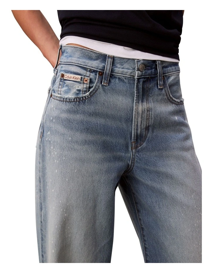The Wide Leg Jeans in Rainy Blue image 5