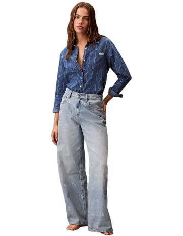 Ck Distressed Indigo colour