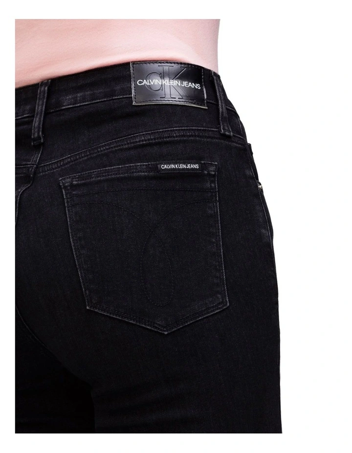 High Rise Skinny Jean Black image 3
