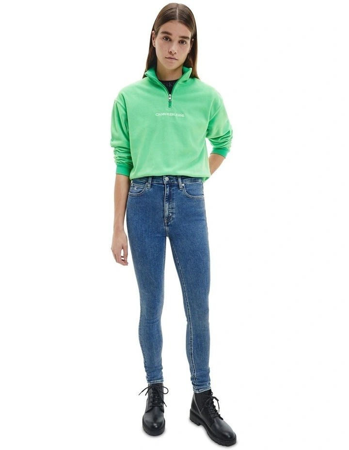 High Rise Skinny Jean Denim Medium image 1
