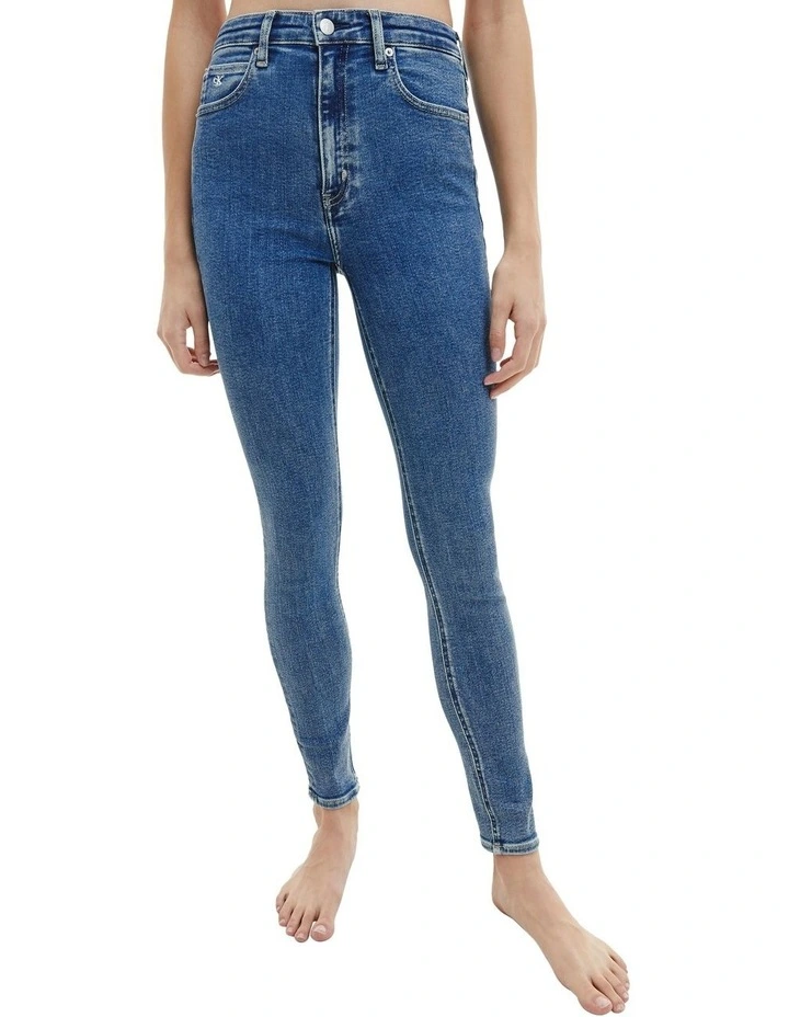 High Rise Skinny Jean Denim Medium image 4