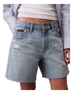 Signature 90S Fit Shorts in Blue