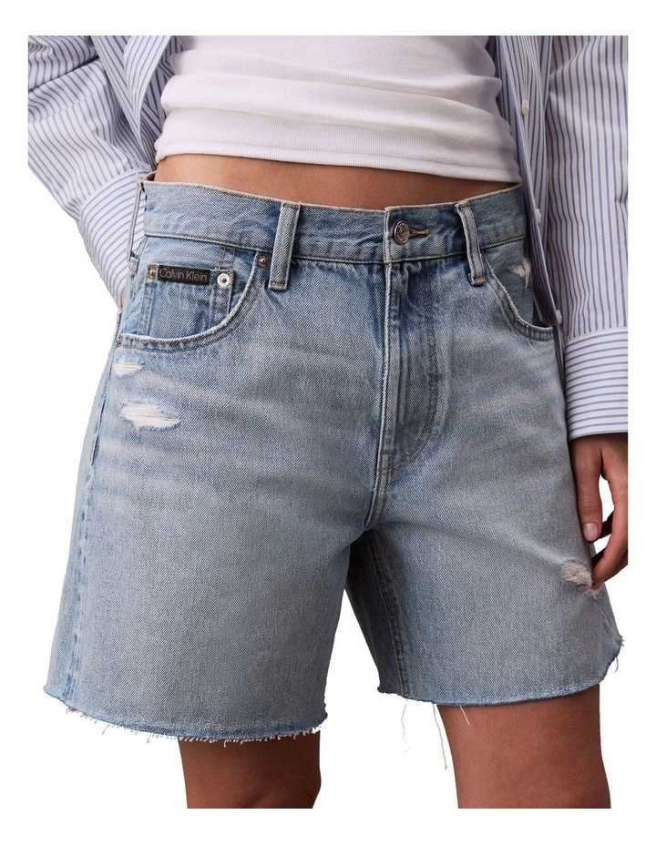 Signature 90S Fit Shorts in Blue image 1