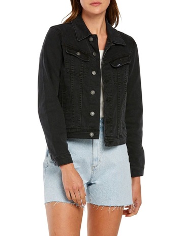black colour denim jacket