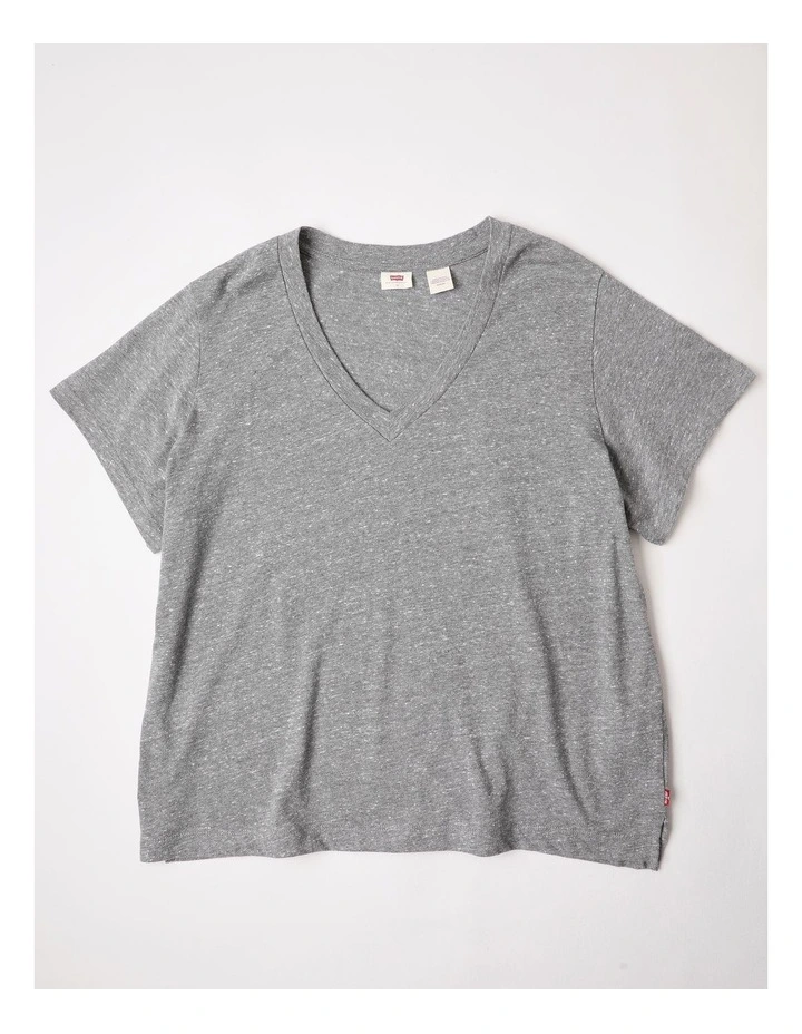 Boxy Tank in Heather Grey image 1