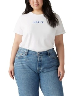 Perfect Logo T-shirt in Bright White