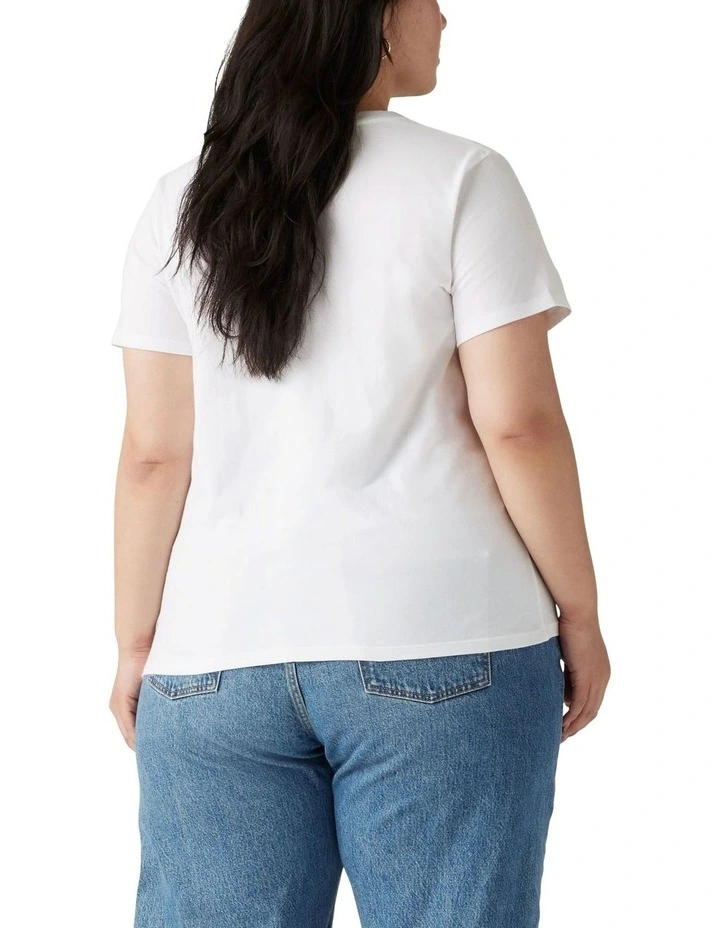Perfect Logo T-shirt in Bright White image 2