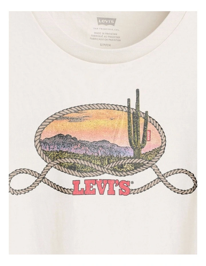Perfect Logo T-shirt Plus Size in Sugar Swizzle image 3