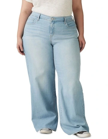 318 Shaping Wide-Leg Jeans in Tall Glass Of Water