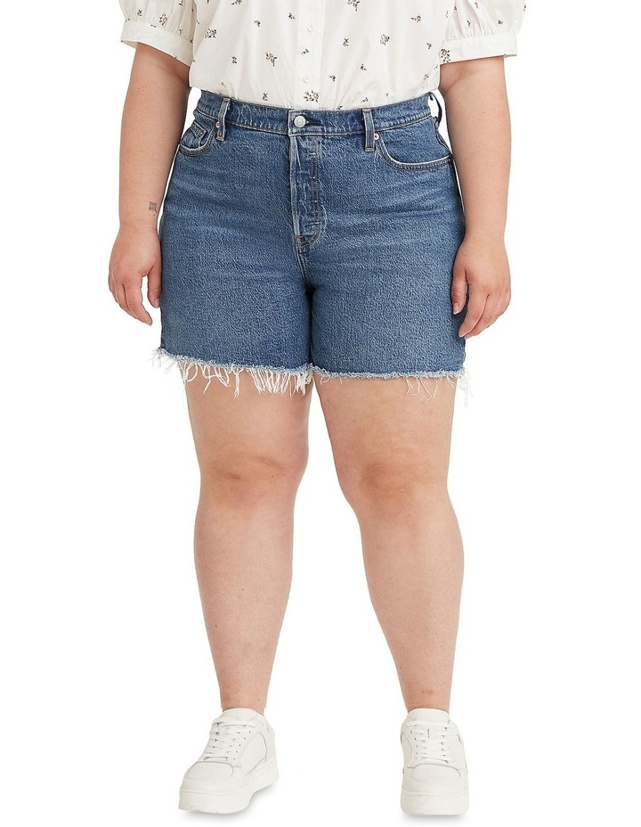 Women's plus size stretch denim shorts Clearance