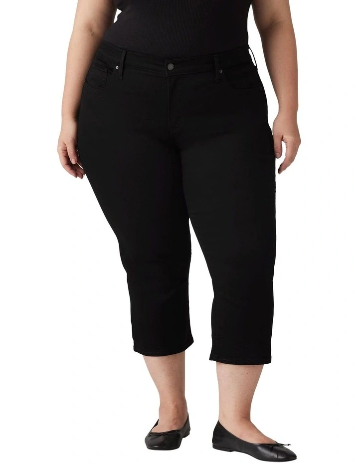 311 Shaping Skinny Capris in Black image 1