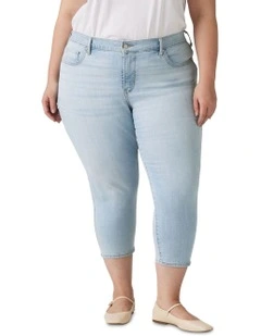 311 Shaping Skinny Capris in Blue