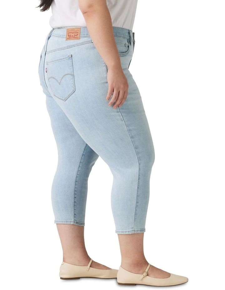 311 Shaping Skinny Capris in Blue image 3