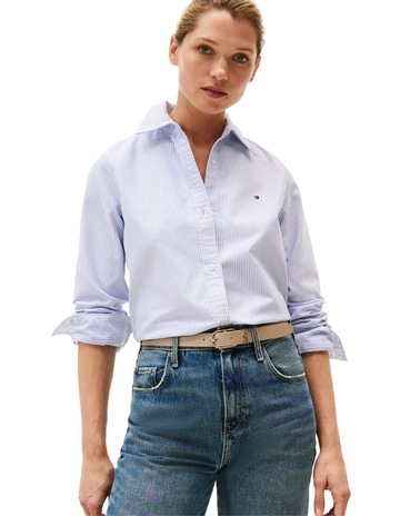 Relaxed Fit Oxford Shirt in Blue