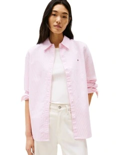 Relaxed Fit Oxford Shirt in Pink