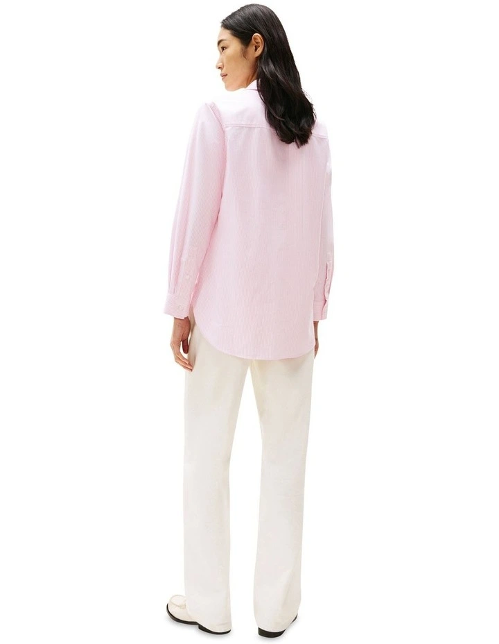 Relaxed Fit Oxford Shirt in Pink image 2