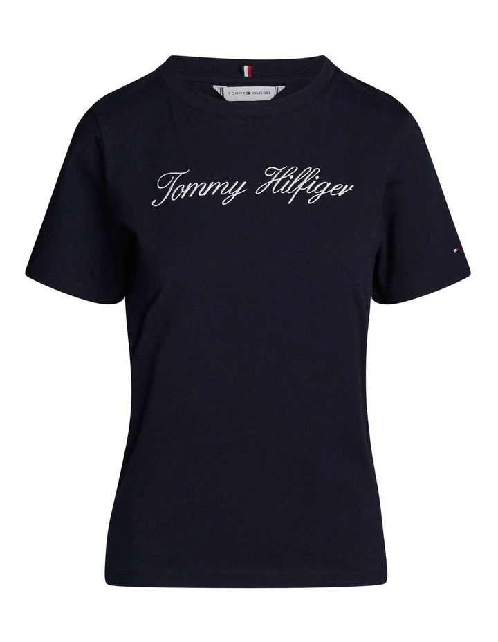 Script Regular Crew Neck in Nos Desert Sky image 5