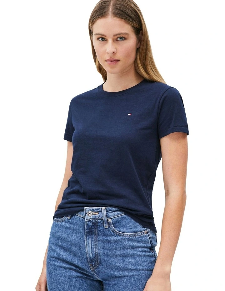 Slub Regular Tee in Blue image 1