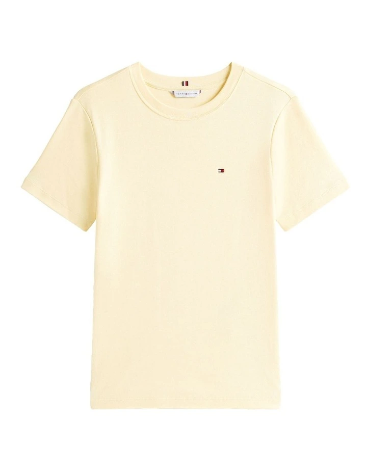 Cody Slim Crew Neck T-Shirt in Yellow image 5