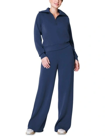Air Essentials Wide Leg Pant in Indigo