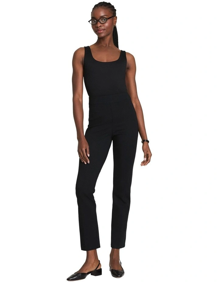 Perfect Collection-PBP, Slim Straight Pant in Classic Black image 4