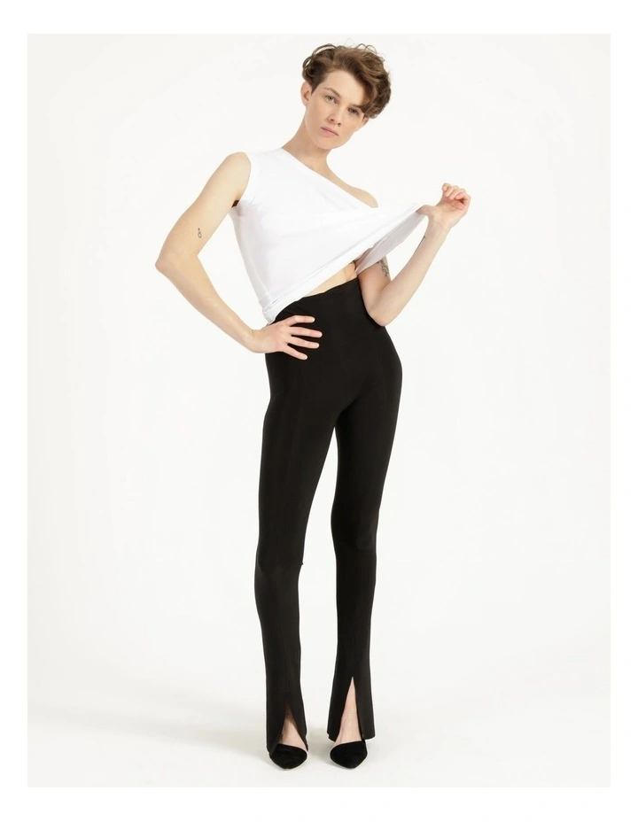 Norma Kamali Spat Legging Black Myer
