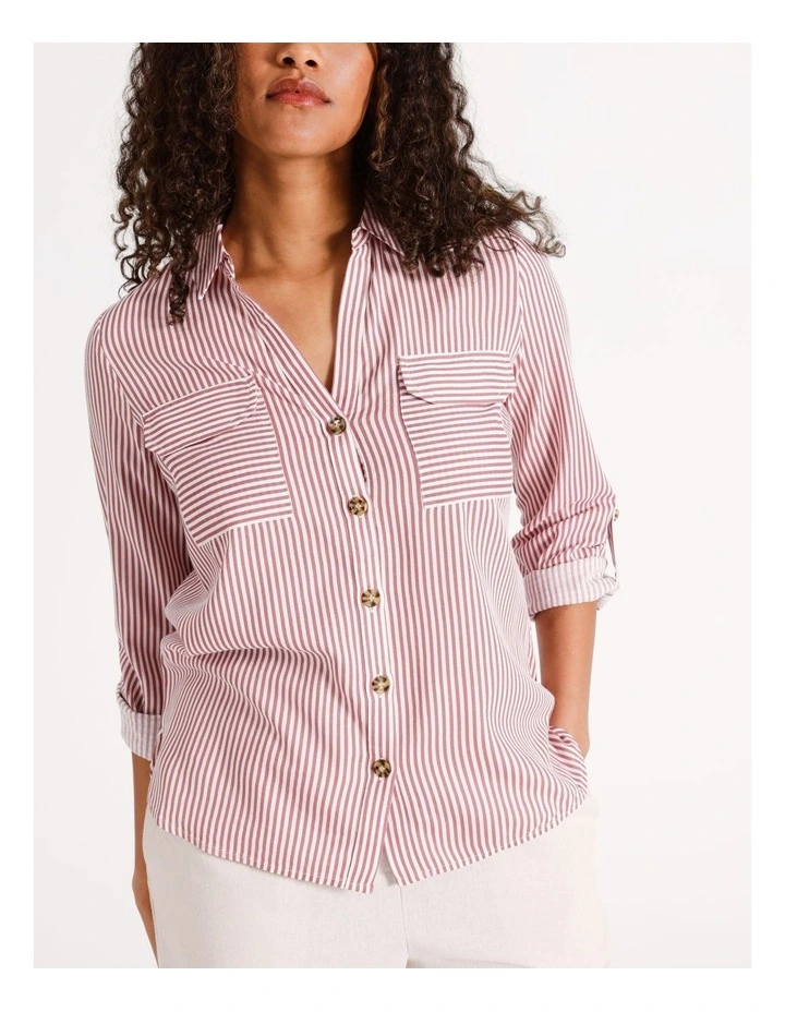 Bumpy Stripe Button Tank image 1