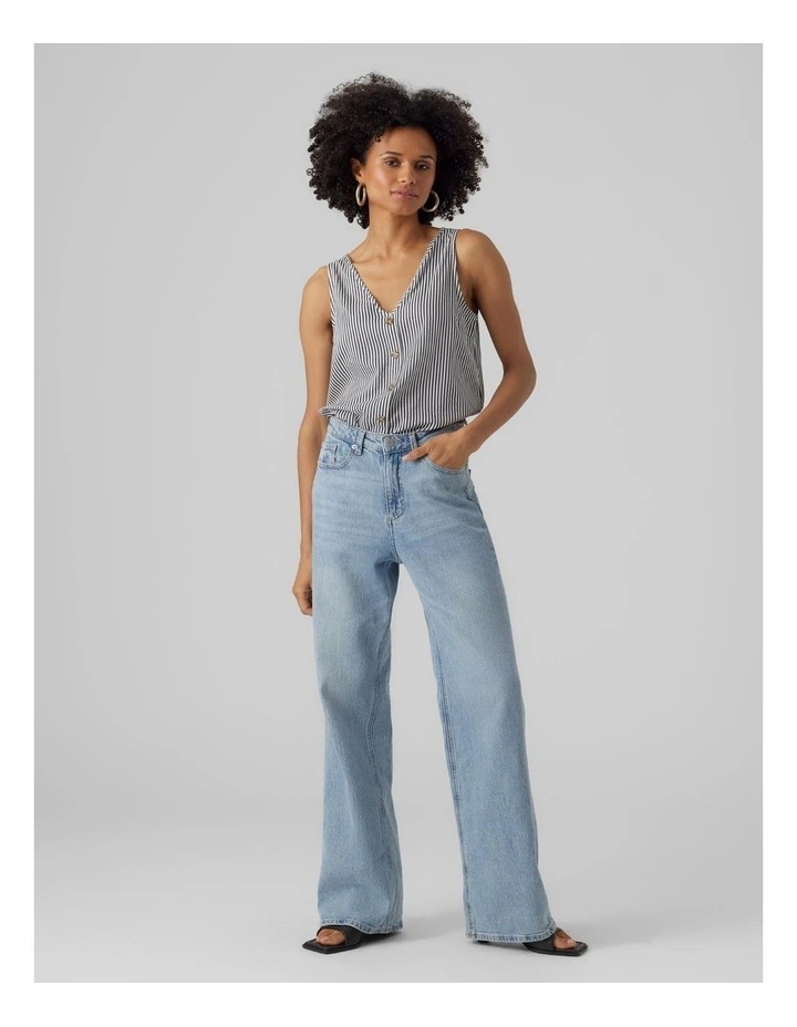 Bumpy Cotton Stripe Shirt in Multi image 2