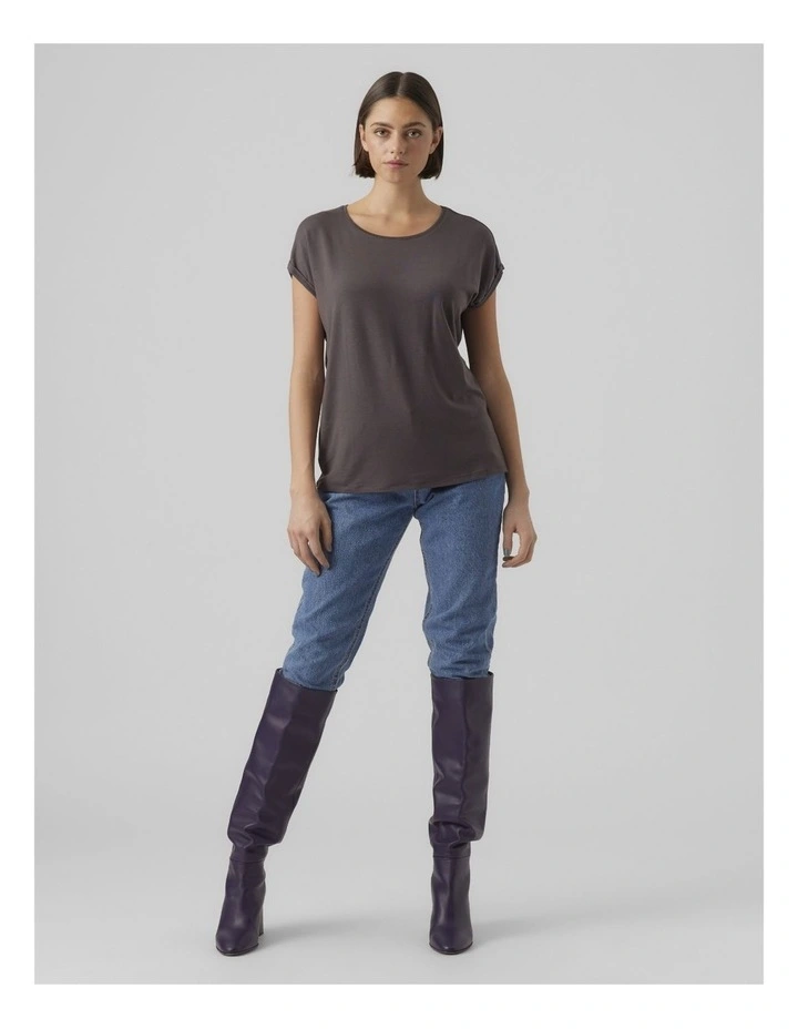 Ava Plain Top in Ashphalt image 2