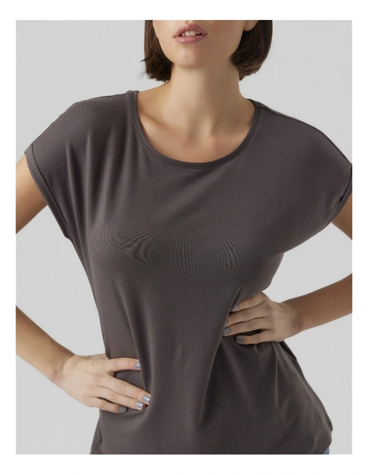 Ava Plain Top in Ashphalt image 4