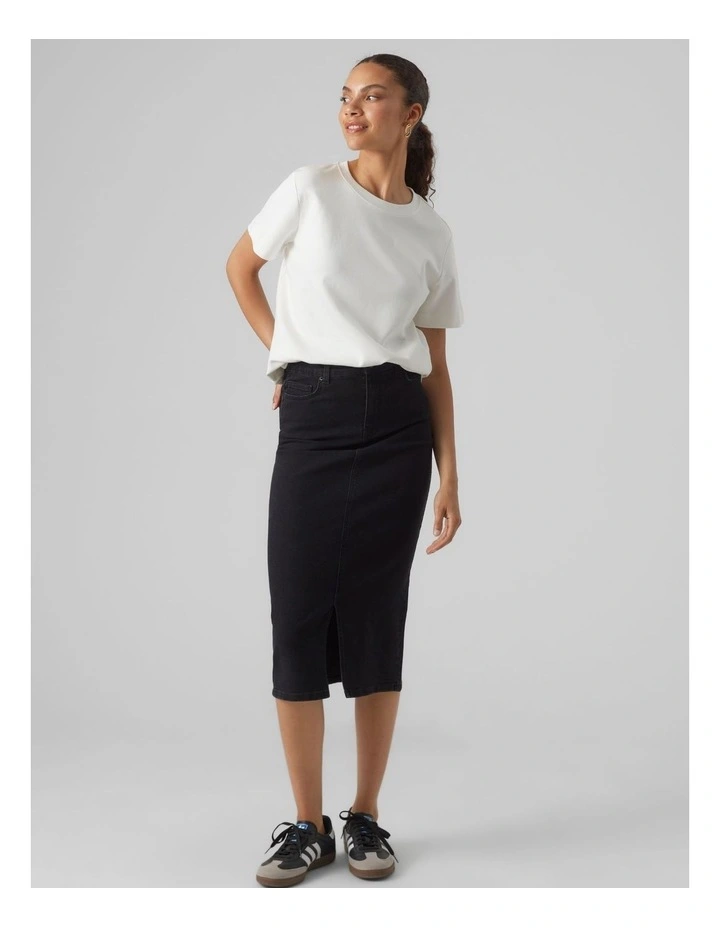 Naima Cotton T-shirt in White image 4
