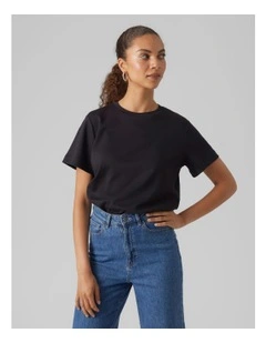 Naima Cotton T-shirt in Black
