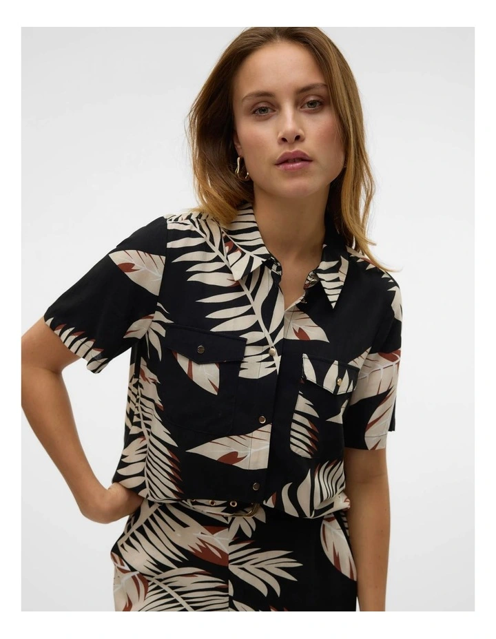 Easy Joy Printed Shirt in Black image 5