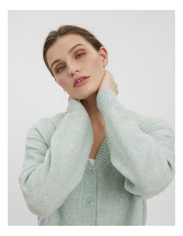 ヴェロモーダ Vero Moda 【 Doffy Knit Cardigan Women 】 レディース Vero Moda Doffy V-Neck Cardigan in Blue | MYER